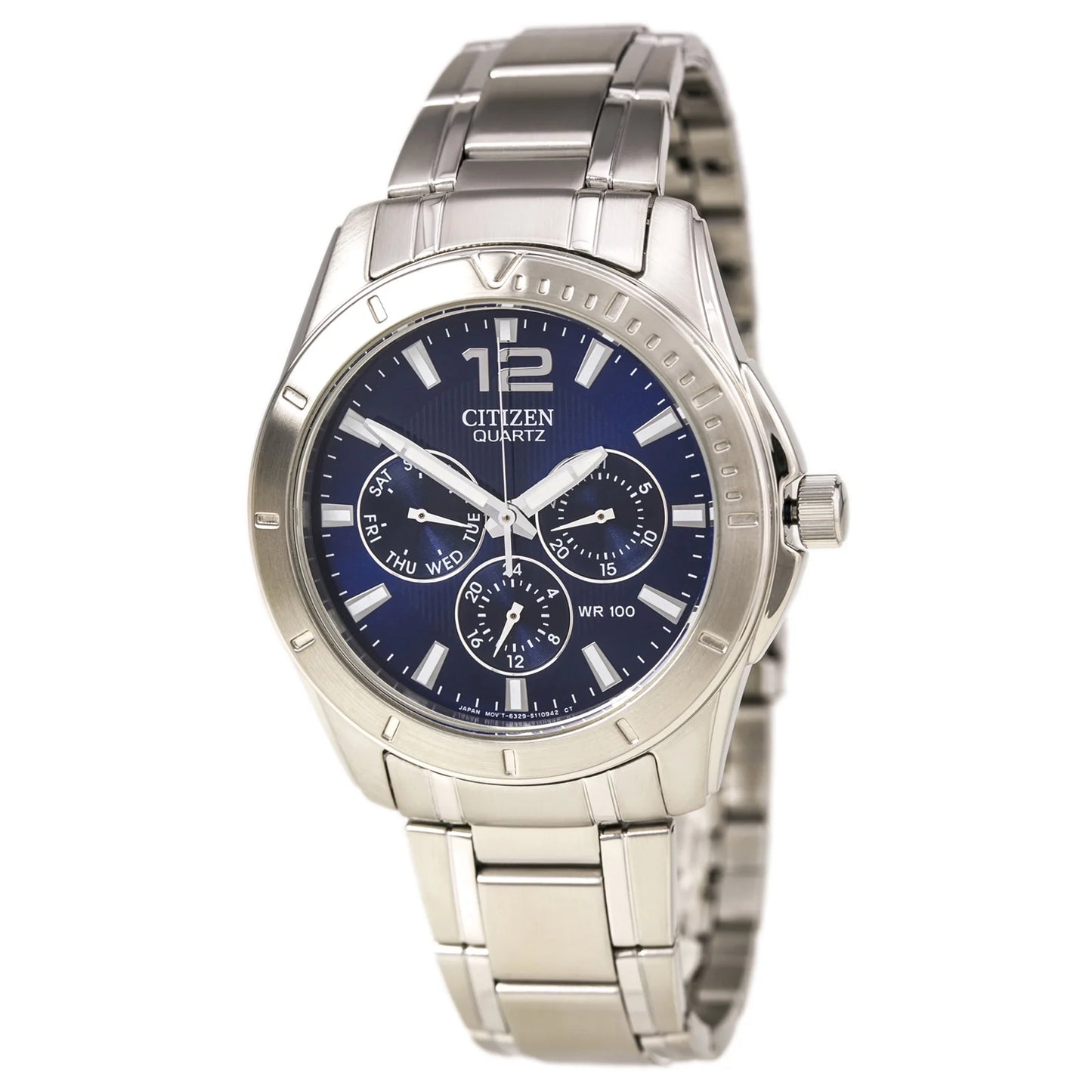 Citizen Quartz Blue/Steel Watch