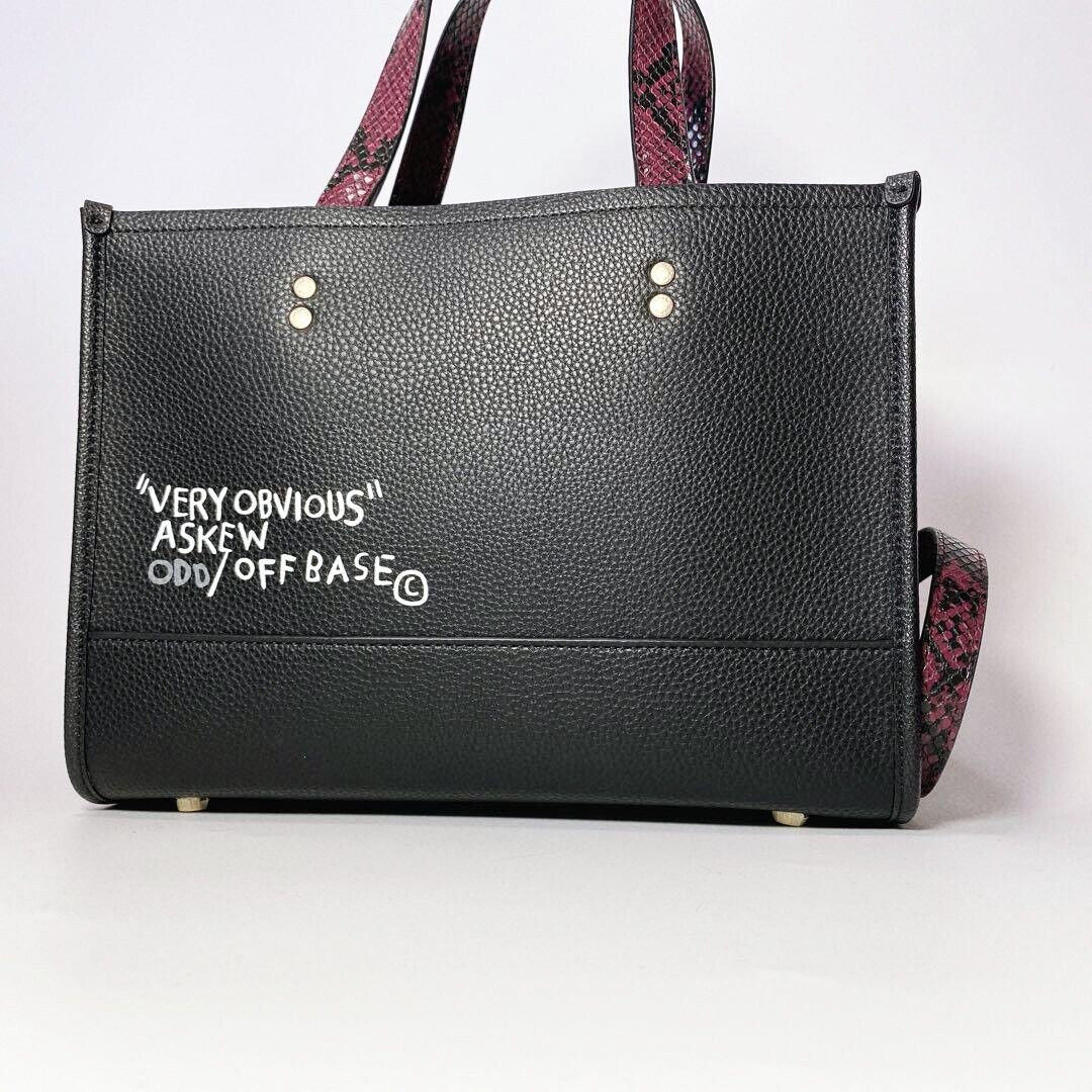 COACH X Basquiat Dempsey Black Carryall Bag