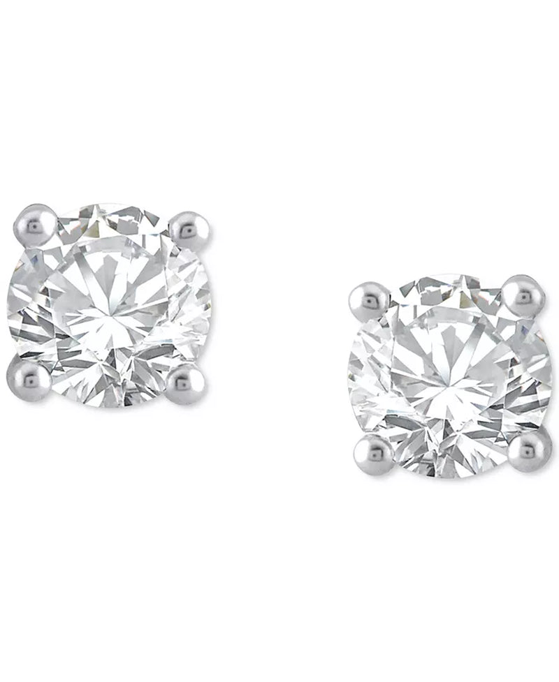 Diamond Stud Earrings (1/2 Ct. T.W.) in 14K White or Yellow Gold