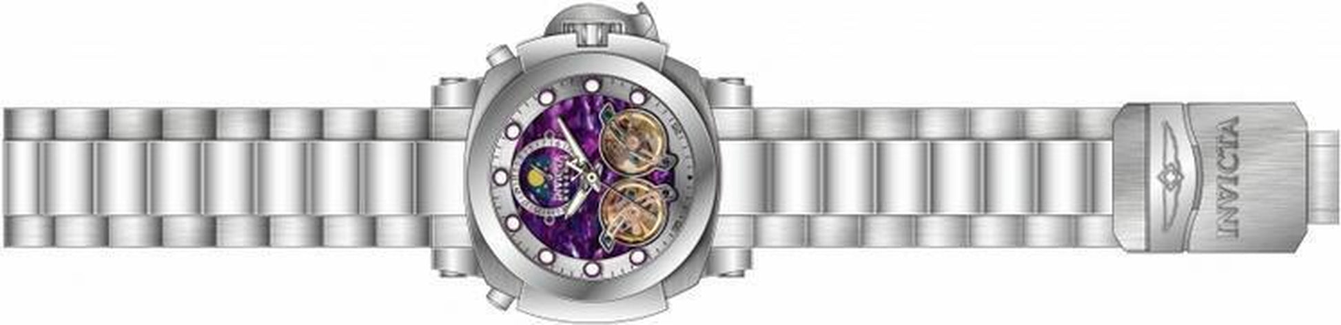 Invicta Reserve Men's Mother of Pearl Automatic Watch