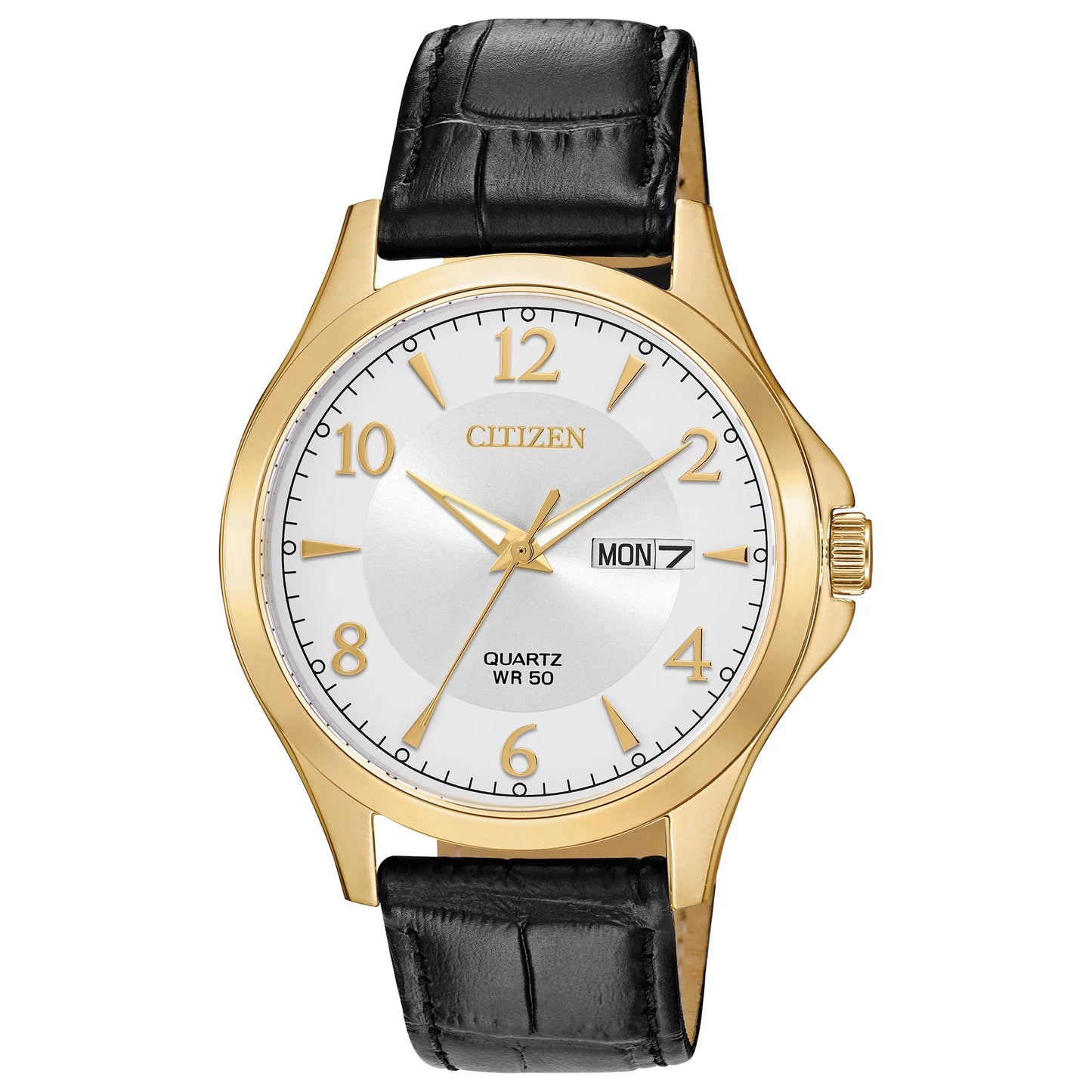 Citizen Quartz Classic Gold/Leather Watch